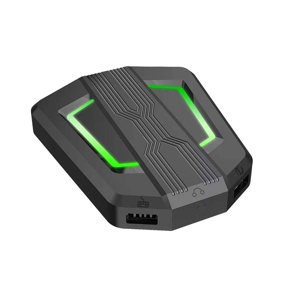 Walmeck P6 Keyboard and Adapter Portable Mice Converter Replacement for N-Sizewitch PSize3 XBox One 360 with Four-color Breathing Light