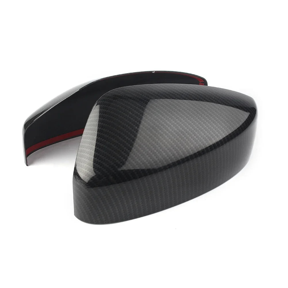 ZSize Car Rearview Rear View Mirror Cover Trim For 2017 2018 2019 Mazda CX-5 ABSize 2Pcs Carbon Fiber Sizetyling