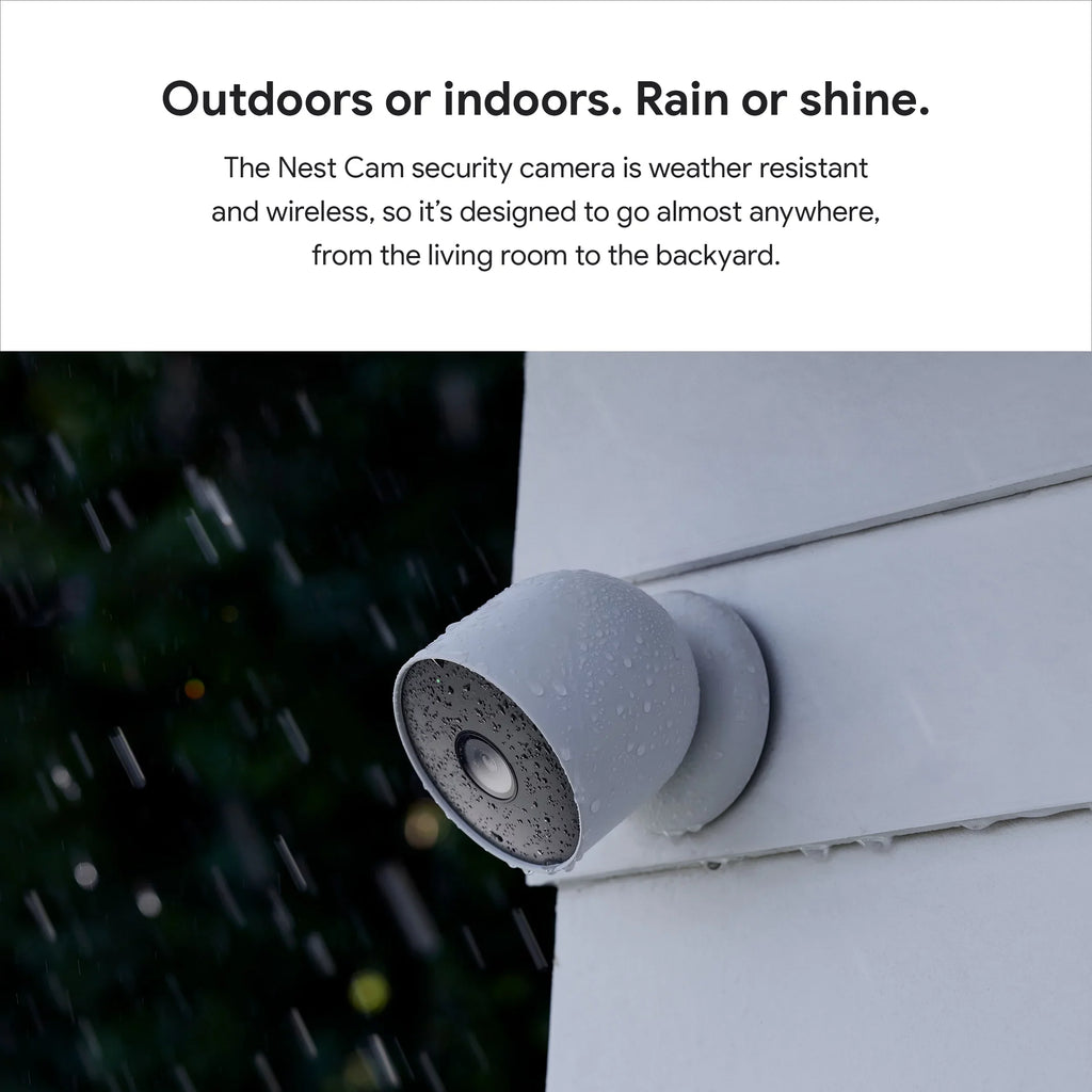Nest Camera (outdoor or indoor, battery) 1pk Ivory