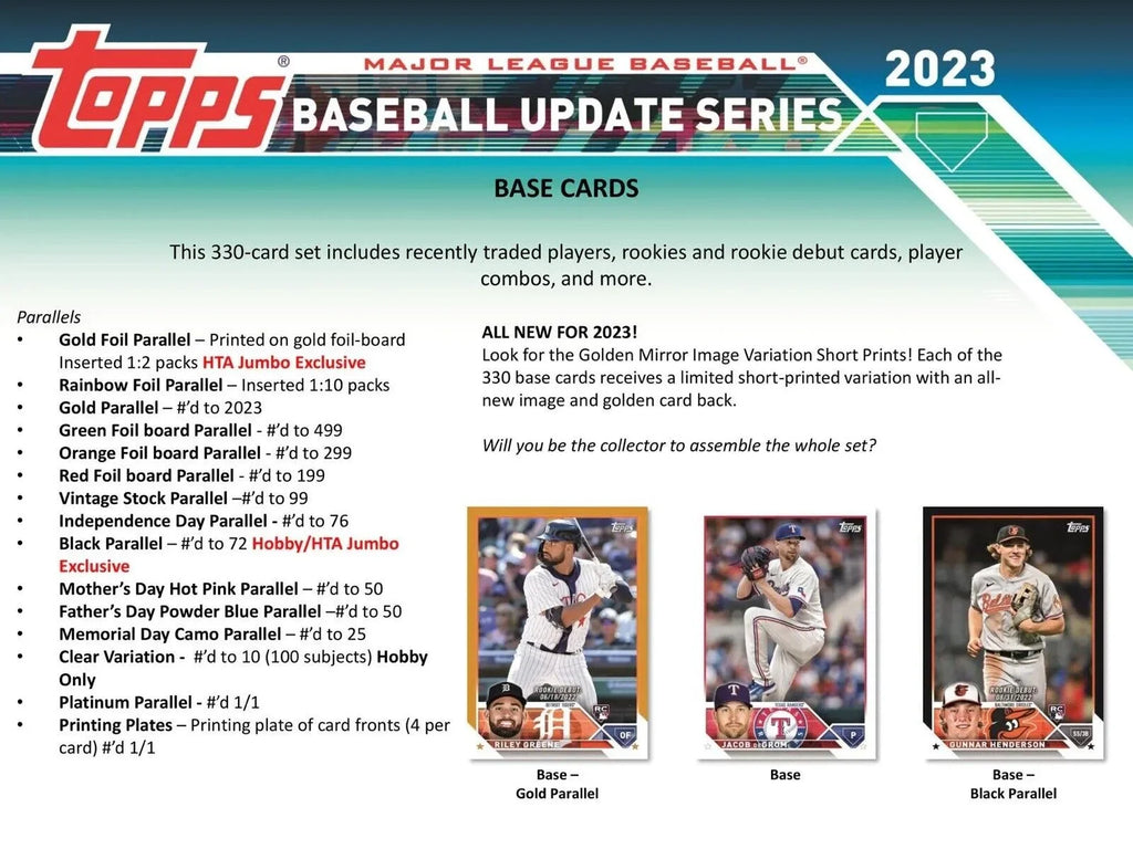 MLB Topps 2023 Update Sizeeries Baseball Trading Card HOBBY Box