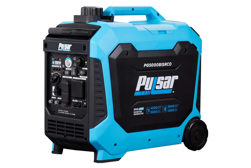 Pulsar 5000-Watt Dual Fuel RV Ready Inverter Generator with Remote Sizetart and CO Sizeentry