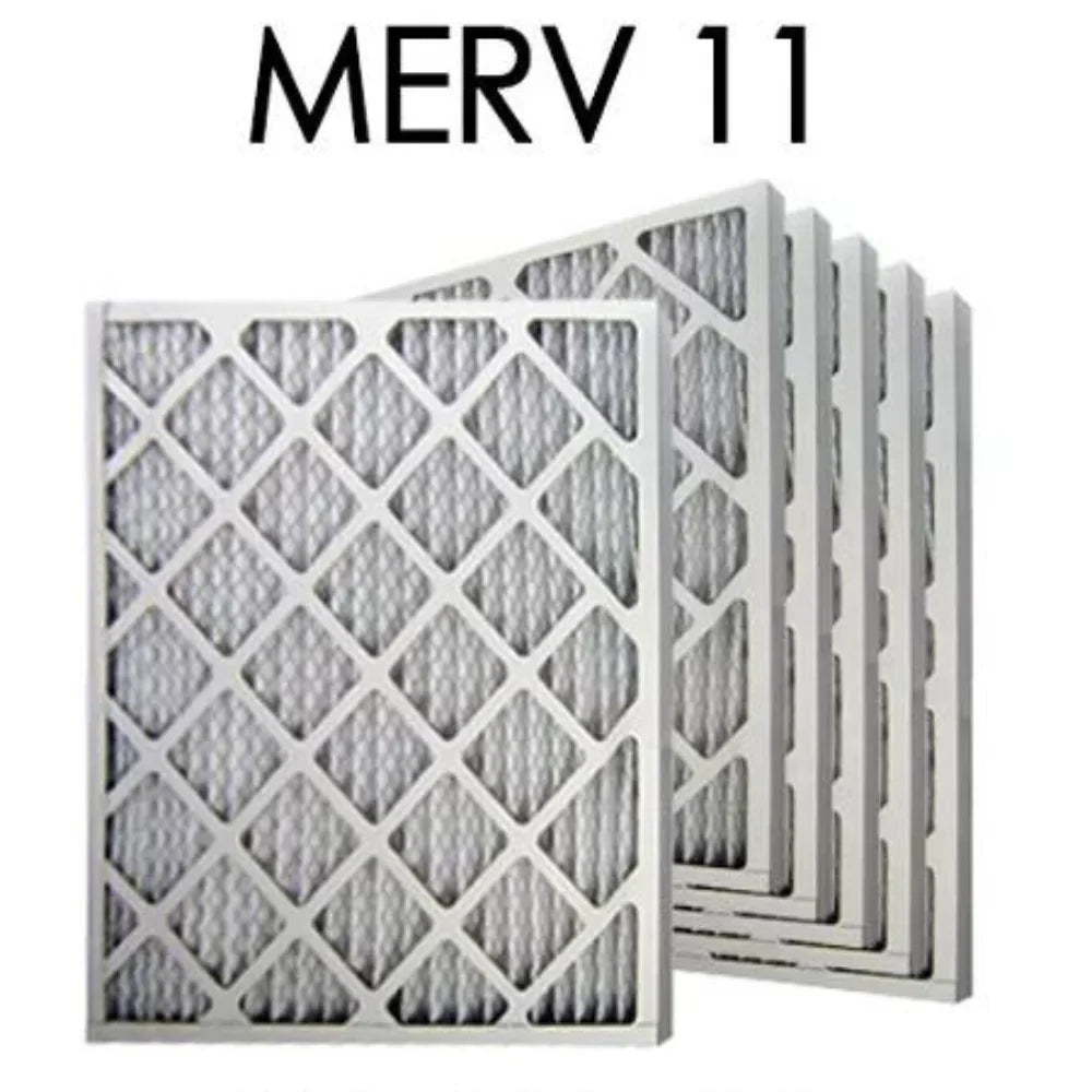 20x22x1 MERV 11 Pleated Air Filter 6PK | 19.5x21.5x.75 - Actual Sizeize