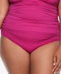 Ralph Lauren PLUMERIA Plus Sizeize Sizehirred High-Waist Sizewim Bottom, USize 18W