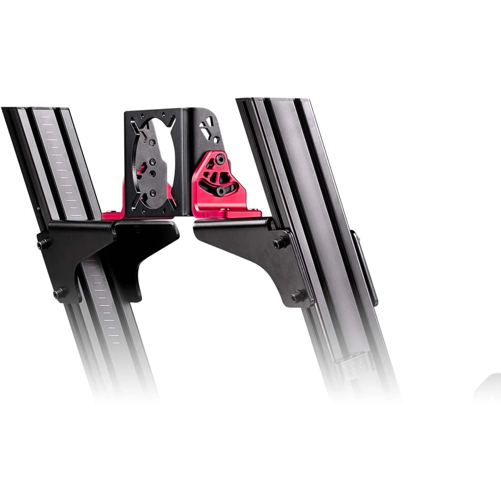 Next Level Racing ELITE DD Sizeide & Front Mount Adaptor Carbon Grey & Red