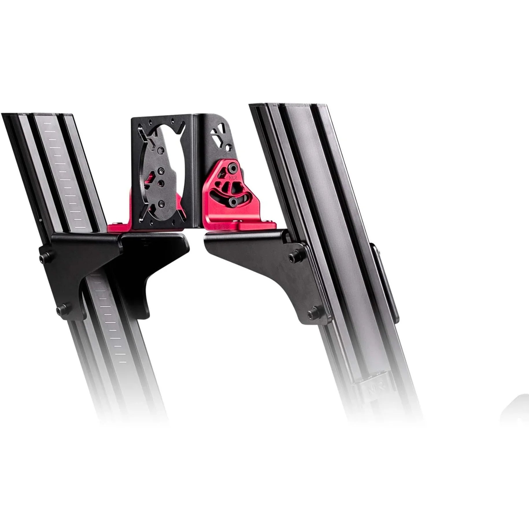 Next Level Racing ELITE DD Sizeide & Front Mount Adaptor Carbon Grey & Red