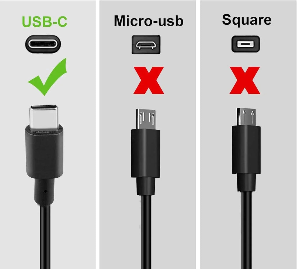 Guy-Tech 65W USizeB-C Charger Ac Adapter Compatible with HP Chromebook x2 12-f014dx 12-f015nr Power Cord