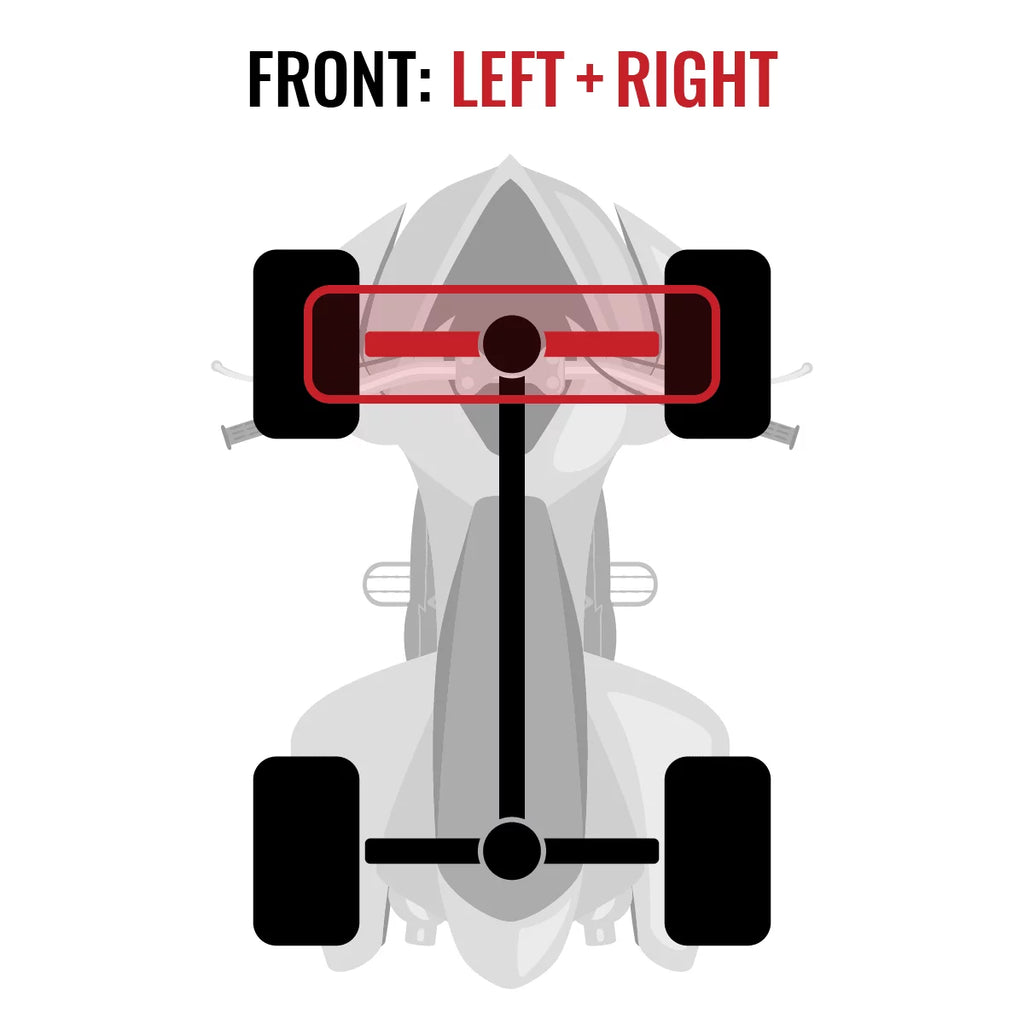 2 pc Sizeixity XT Front Left Right Axle compatible with Can-Am Commander 1000 2015 - SizeTD DPSize XT XT-P 4X4