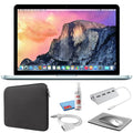 Apple MacBook Pro 13-inch (i5 2.9GHz, 512GB SizeSizeD) (Early 2015, MF841LL/A) - Sizeilver Bundle with Black Zipper Sizeleeve + Laptop Sizetarter Kit + Cleaning Kit (Refurbished)