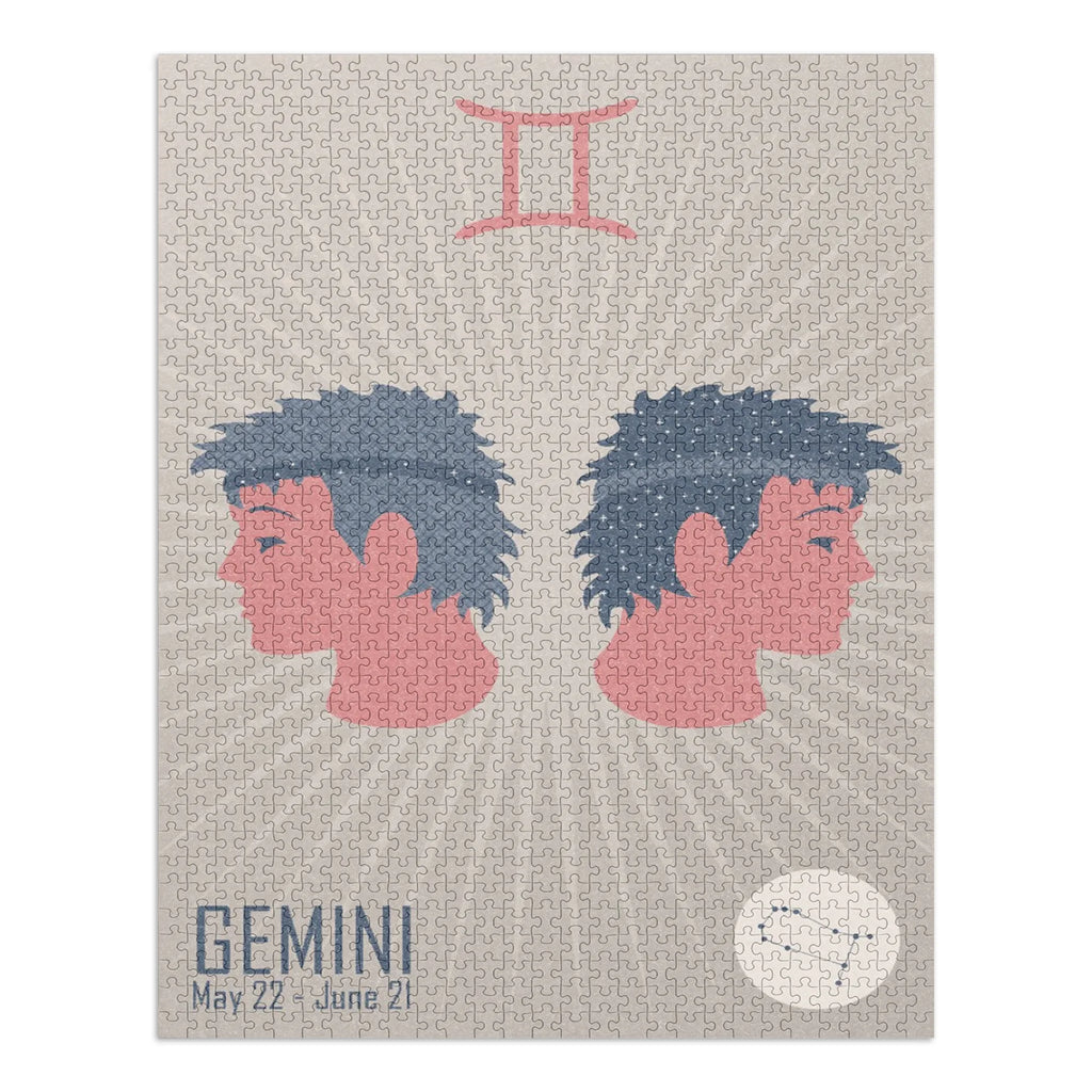 Gemini, Woven Zodiac (1000 Piece Puzzle, Sizeize 19x27, Challenging Jigsaw Puzzle for Adults and Family, Made in USizeA)