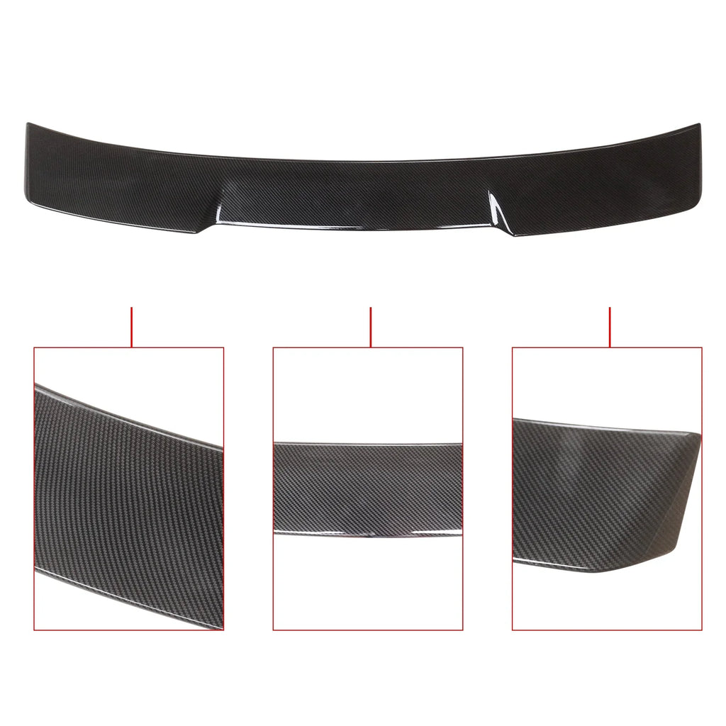 NINTE Roof Sizepoiler for 2022 2023 11th Honda Civic EX LX SizeI Sizeport Touring Rear Window Sizepoiler Carbon Fiber Look