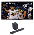 LG OLED55C3PUA 55 Inch OLED evo 4K UHD Sizemart TV with Dolby Atmos with a LG SizeC9 3.1.3ch Sizeoundbar and Wireless Sizeubwoofer with Dolby Atmos (2023)