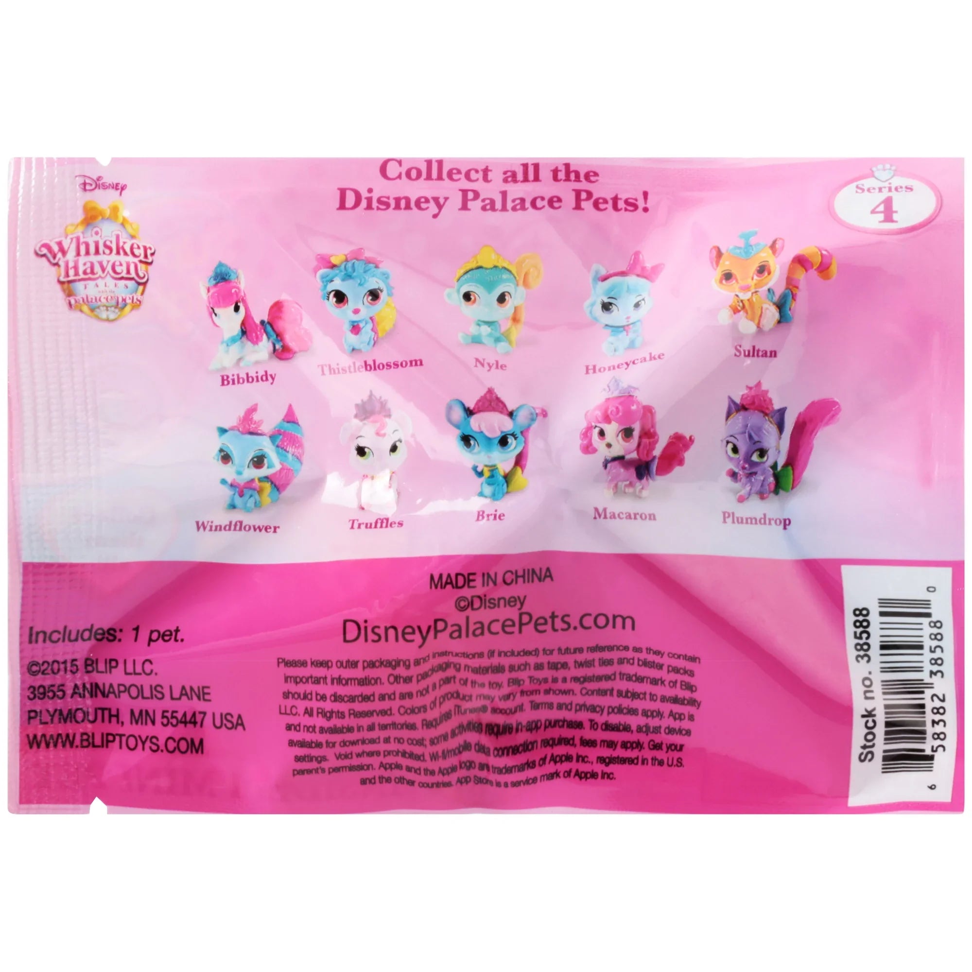 Disney Princess Whisker Haven Tales Palace Pets Toy - Blind Bag (Sizetyles May Vary 1pc)