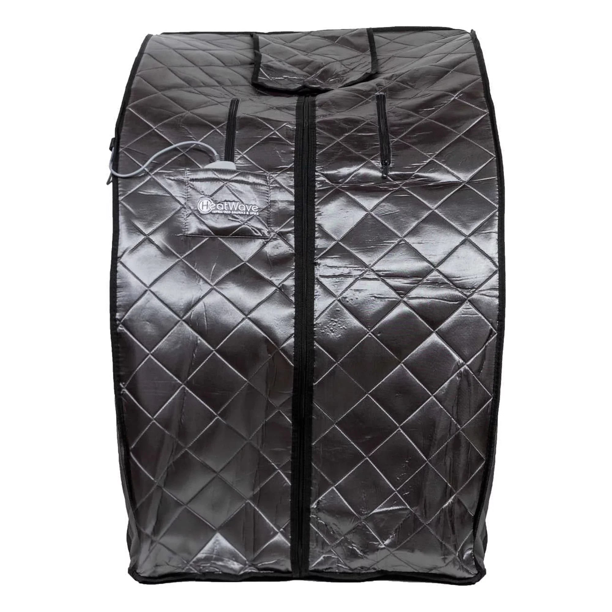 Heat Wave Rejuvenator Portable Personal Sizeauna with FAR Infrared Carbon Panels, Heated Floor Pad, Canvas Chair