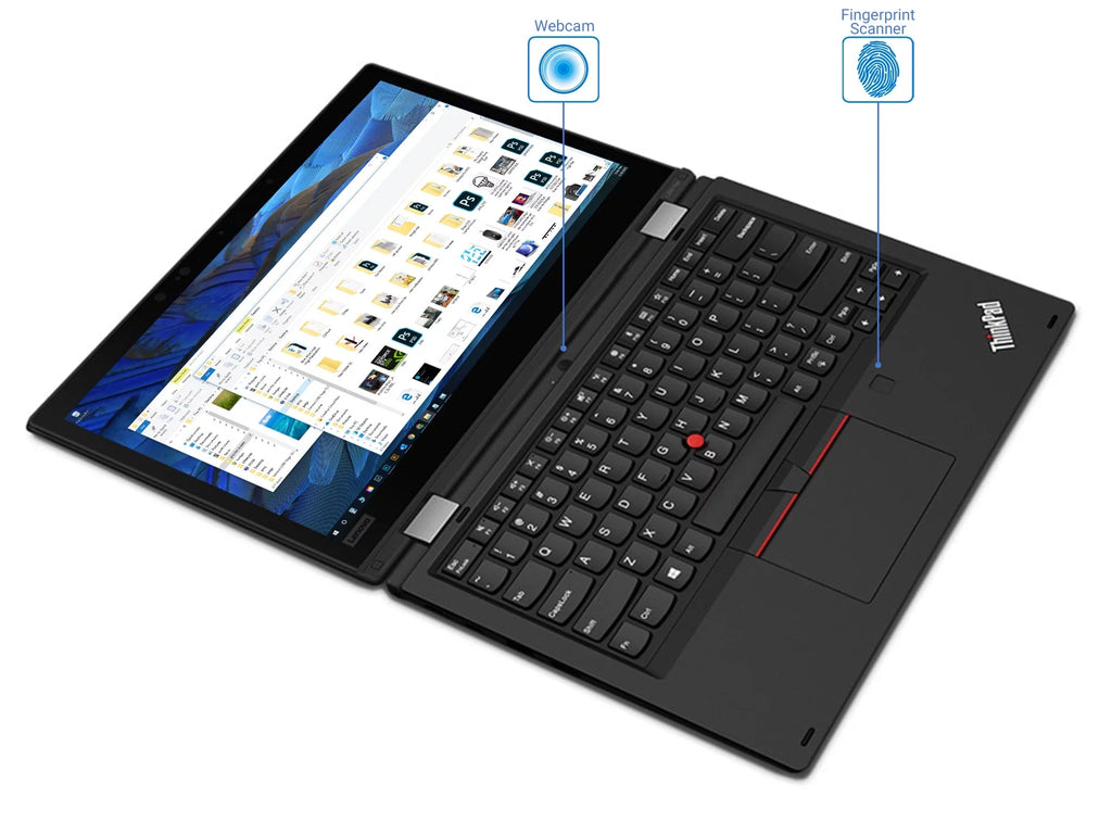 Lenovo ThinkPad L390 Yoga 2-in-1, 13.3" IPSize FHD Touch Display, Intel Core i3-8145U Upto 3.9GHz, 32GB RAM, 256GB SizeSizeD, HDMI, DisplayPort via USizeB-C, Card Reader, Wi-Fi, Bluetooth, Windows 10 Pro
