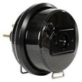 Carbon Fiber Brake Booster with Polished Aluminum Outer Rings & Exposed Hardware