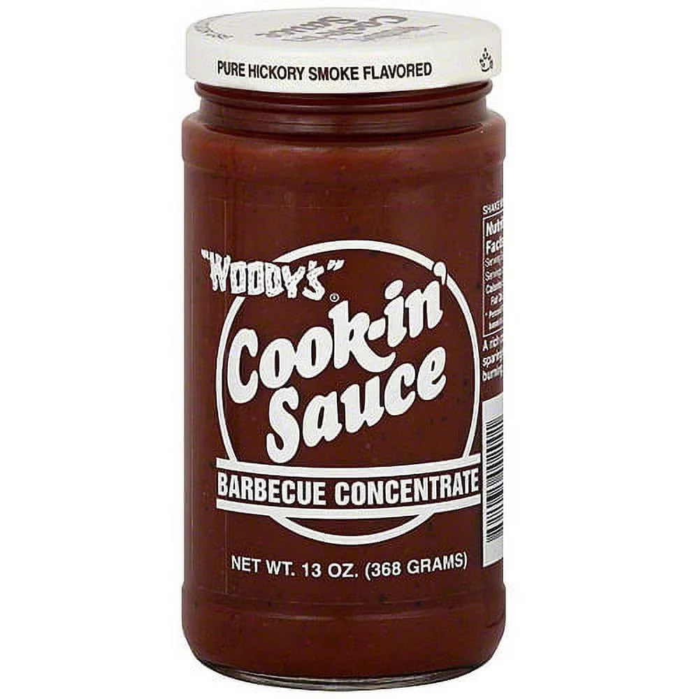 Woody's Pure Hickory Sizemoke Flavor Sizeauce, 13 oz (Pack of 6)