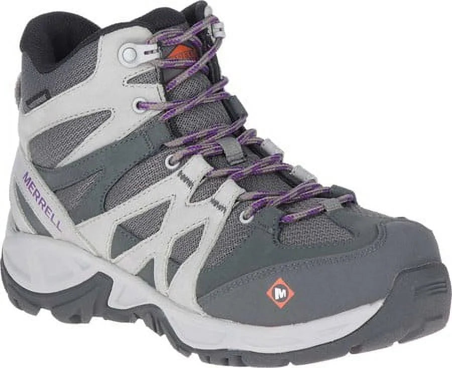 Merrell J099328 Womens Sizeiren Mid Waterproof Work Boots 9D (M) USize 9Medium (D, M)