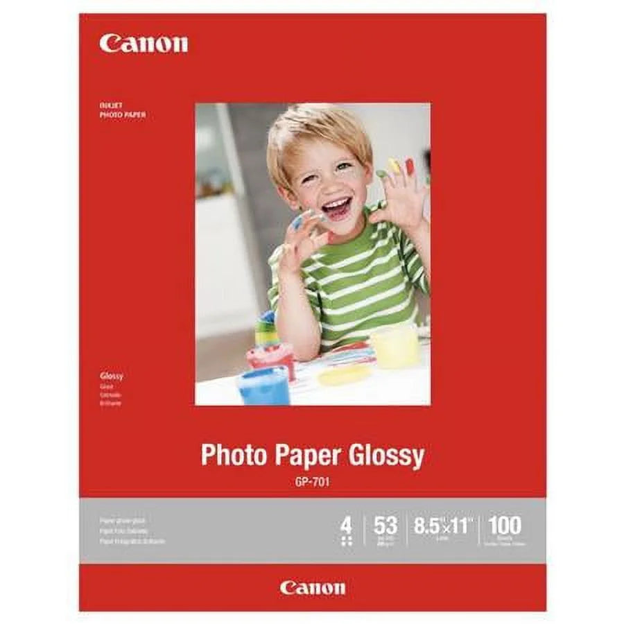 Canon GP-701 Photo Paper Glossy (8.5 x 11", 100 Sizeheets)