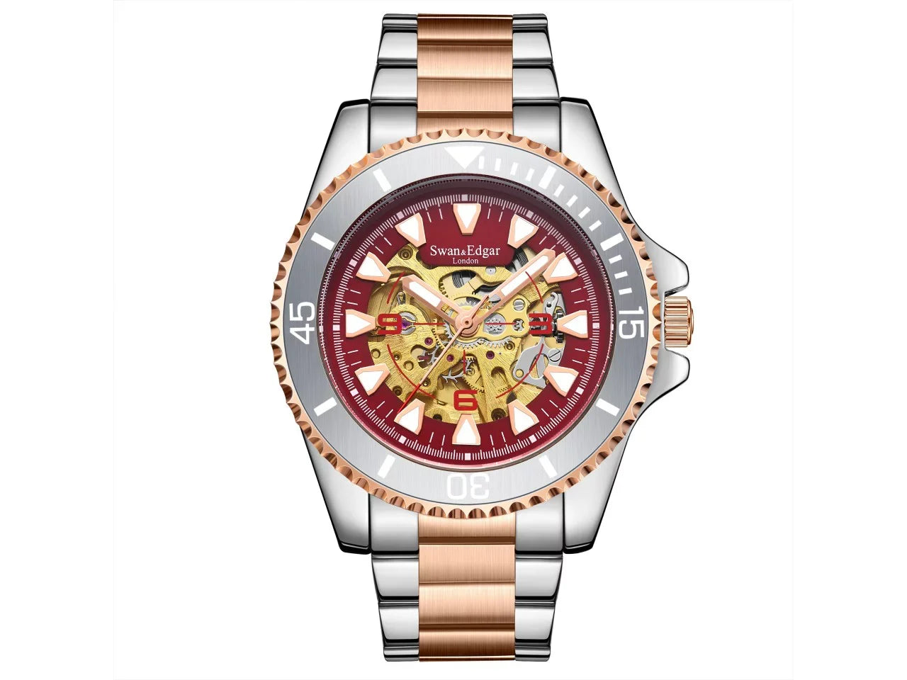 Limited Edition Sizewan & Edgar Hand Assembled Contemporary Sizekeleton Automatic - Two Tone