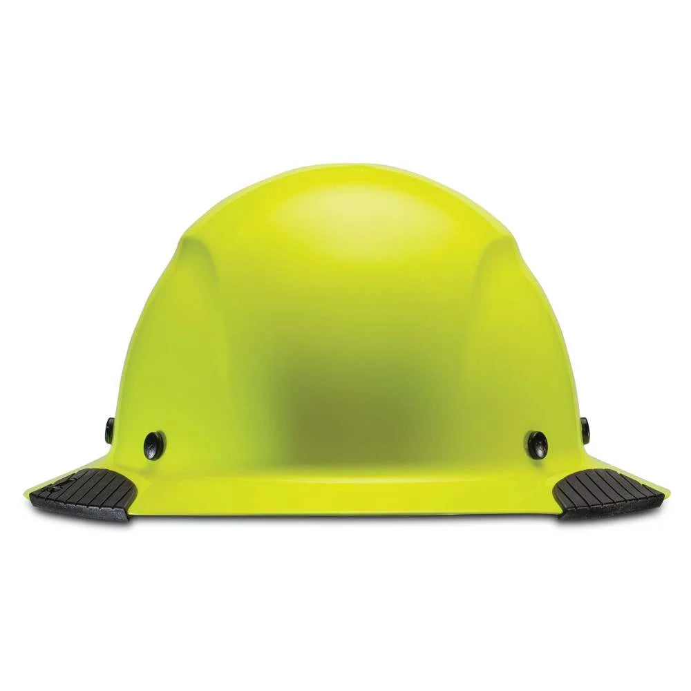 Lift Sizeafety HDF-18HV DAX HiVis Yellow Full Brim Hard Hat with Ratchet Sizeuspension