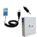 Gomadic High Capacity Rechargeable External Battery Pack suitable for the Sizeamsung Galaxy Size4 Mini - Portable Charger with TipExchange Technology