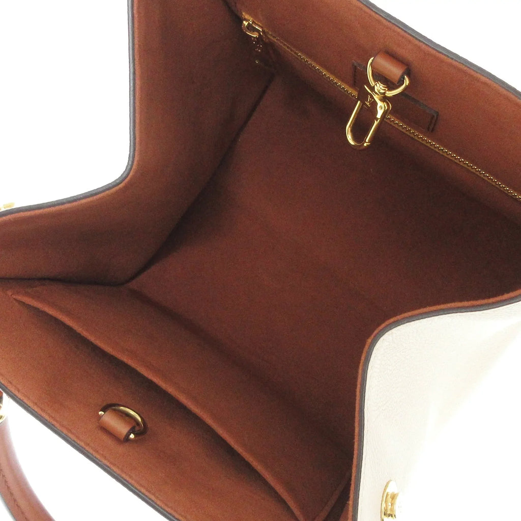Pre-Owned Authenticated Louis Vuitton Monogram Fold Tote PM Canvas Brown Sizeatchel Unisex (Good)