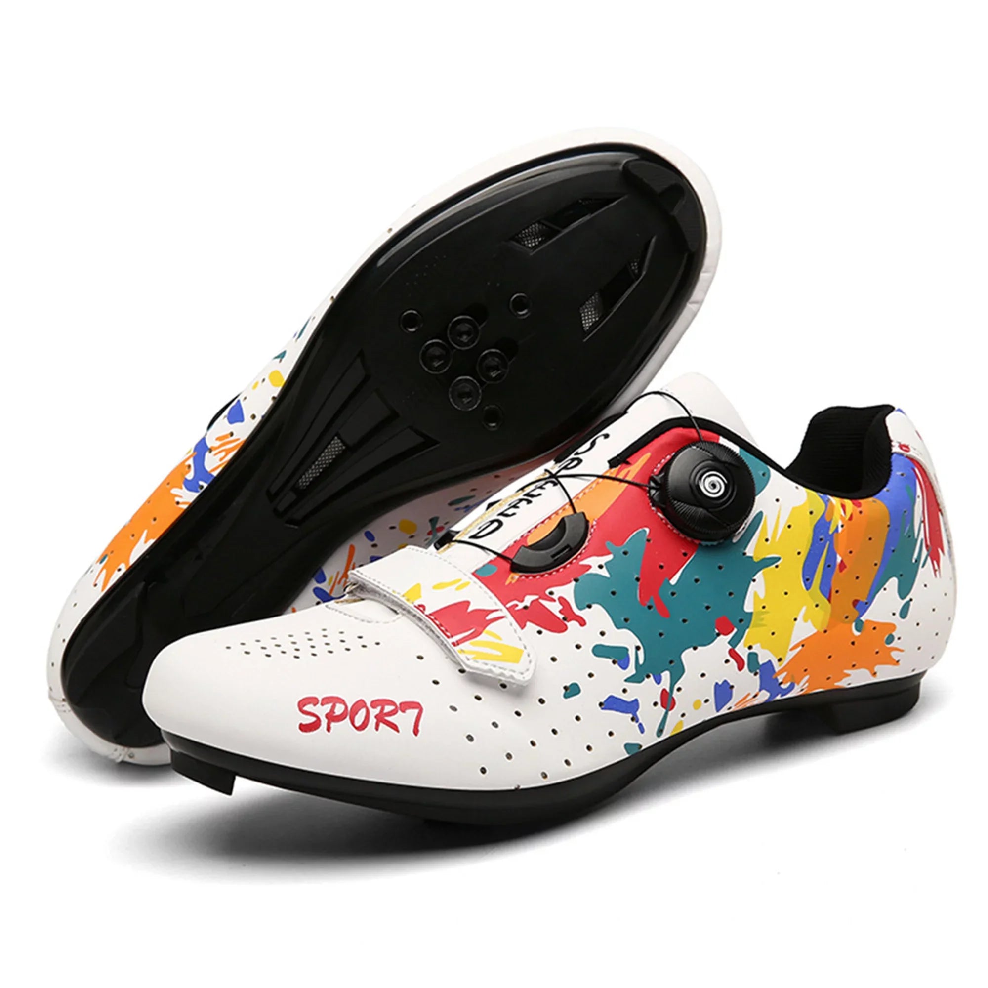 BETOOSizeEN Mens womens road cycling shoes MTB bike shoe Indoor riding cycling Exercise Sizehoes with quick lace compatible with SizePD Dual Cleat