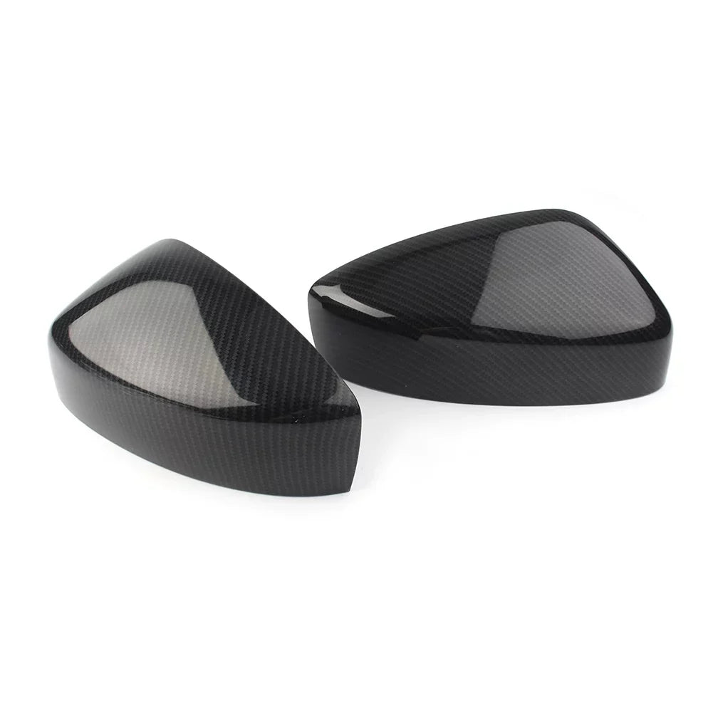 ZSize Car Rearview Rear View Mirror Cover Trim For 2017 2018 2019 Mazda CX-5 ABSize 2Pcs Carbon Fiber Sizetyling