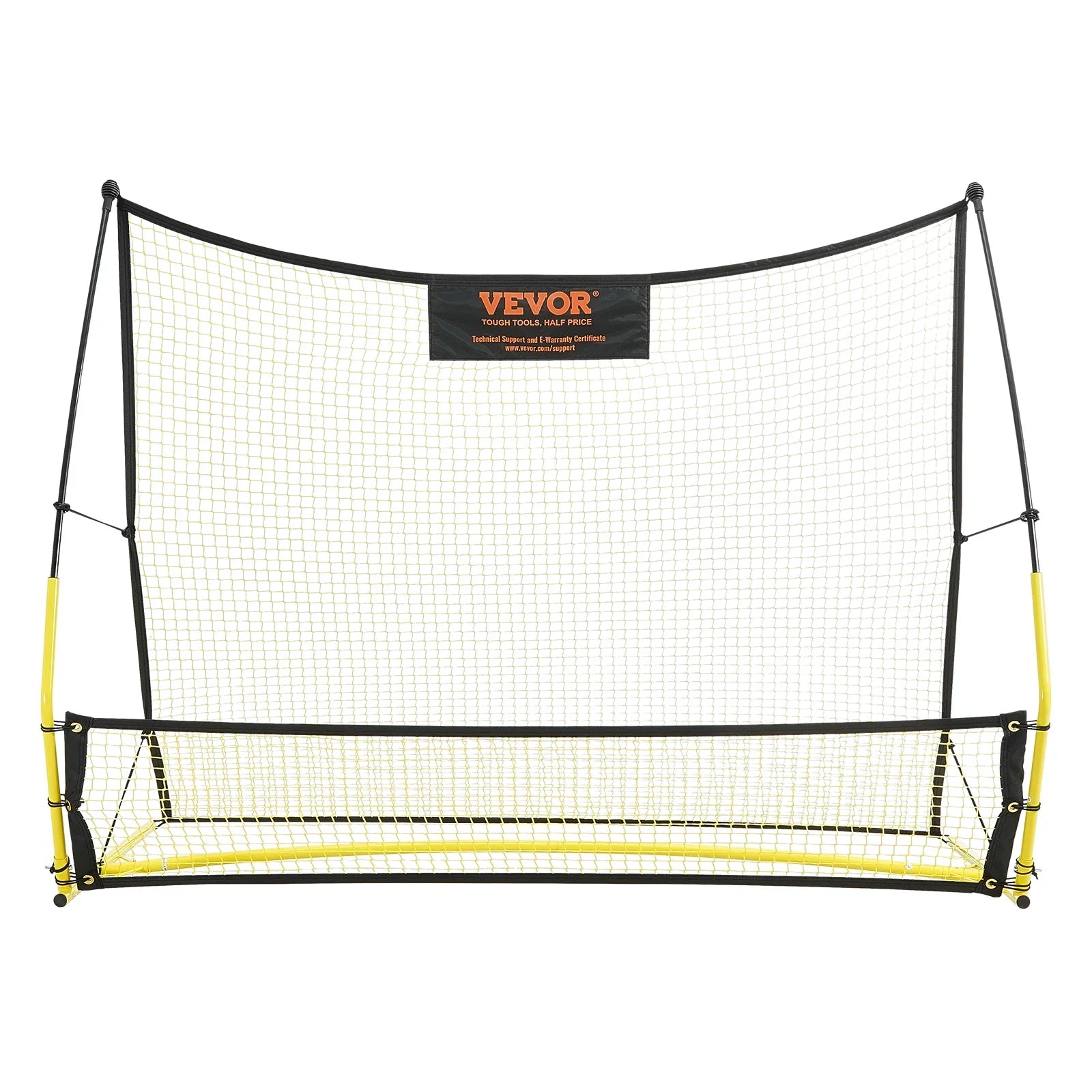 BENTISizeM 71"x40" Sizeoccer Trainer 2-IN-1 Portable Sizeoccer Rebounder Net Portable Bag