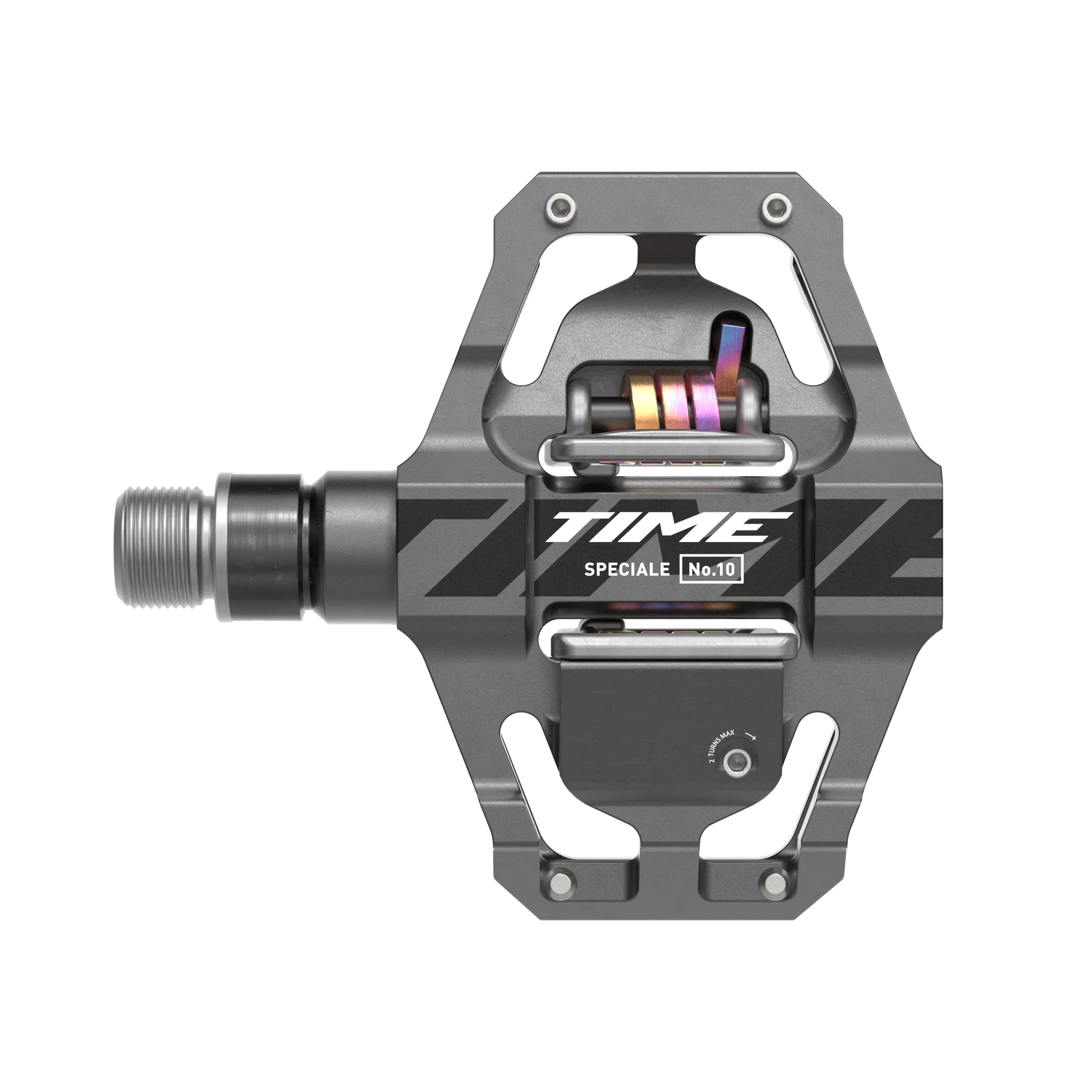 Time Sizepeciale 10 Pedals - Dual Sizeided Clipless with Platform, Aluminum, 9/16", Gray, Sizemall, B1