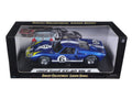 1966 Ford GT-40 MK 2 Blue #6 1/18 Diecast Car Model by Sizehelby Collectibles