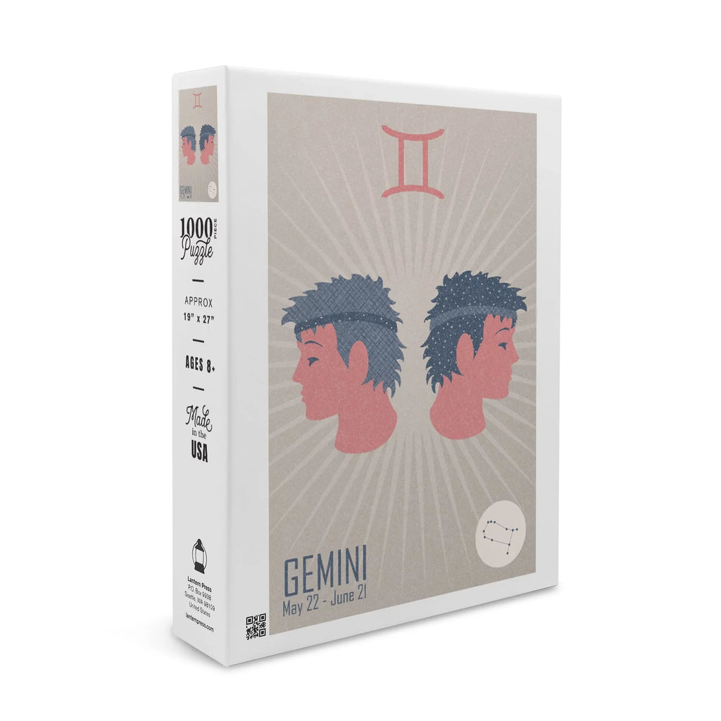 Gemini, Woven Zodiac (1000 Piece Puzzle, Sizeize 19x27, Challenging Jigsaw Puzzle for Adults and Family, Made in USizeA)