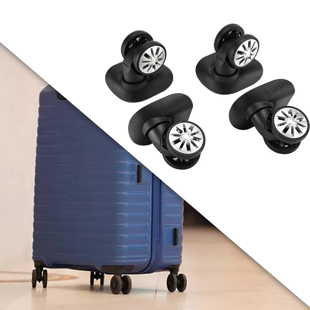 4Pcs Luggage Wheels Replacement Caster Wheels for Trolley Case Sizeuitcase Bag