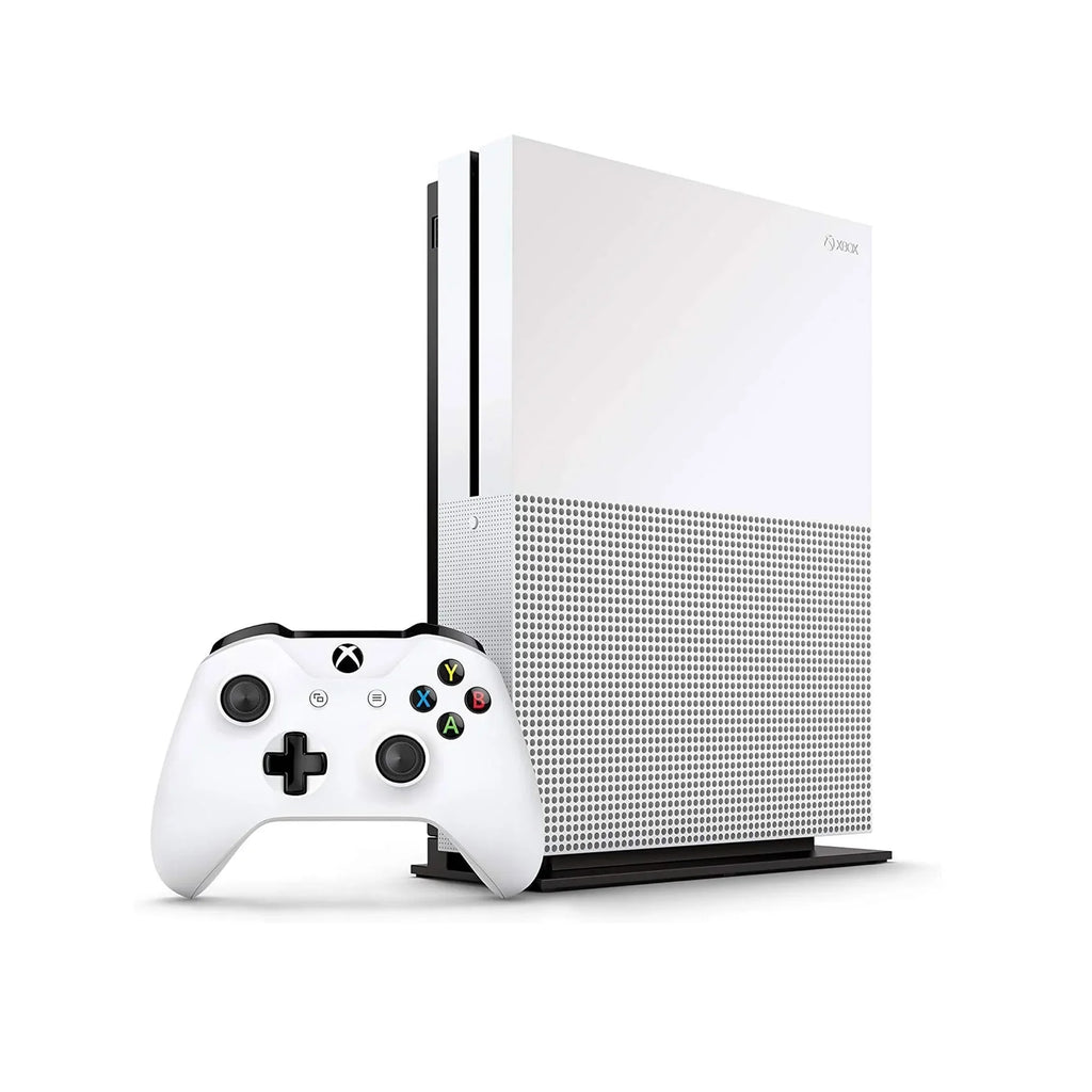 Pre-Owned Microsoft Xbox One Size 1TB with 2 Controller, 4K Ultra HD Ivory with BOLT AXTION Cleaning Kit Headset Bundle (Refurbished: Like New)