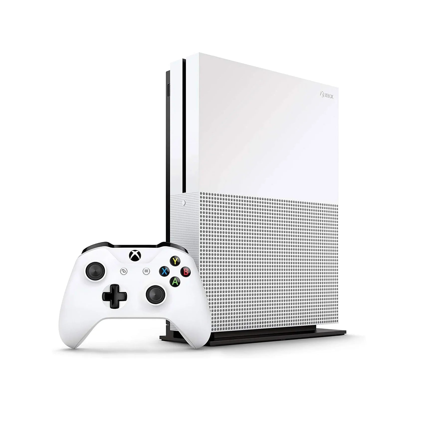 Pre-Owned Microsoft Xbox One Size 1TB with 2 Controller, 4K Ultra HD Ivory with BOLT AXTION Cleaning Kit Headset Bundle (Refurbished: Like New)