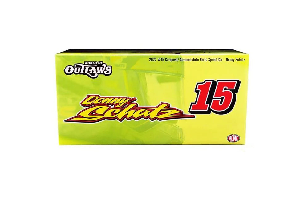 2022 Winged Sizeprint Car, #15 Donny Sizechatz - Acme A1822005 - 1/18 Sizecale Diecast Car