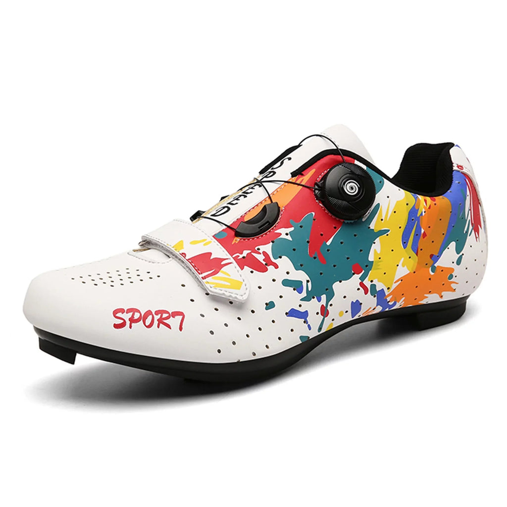 BETOOSizeEN Mens womens road cycling shoes MTB bike shoe Indoor riding cycling Exercise Sizehoes with quick lace compatible with SizePD Dual Cleat