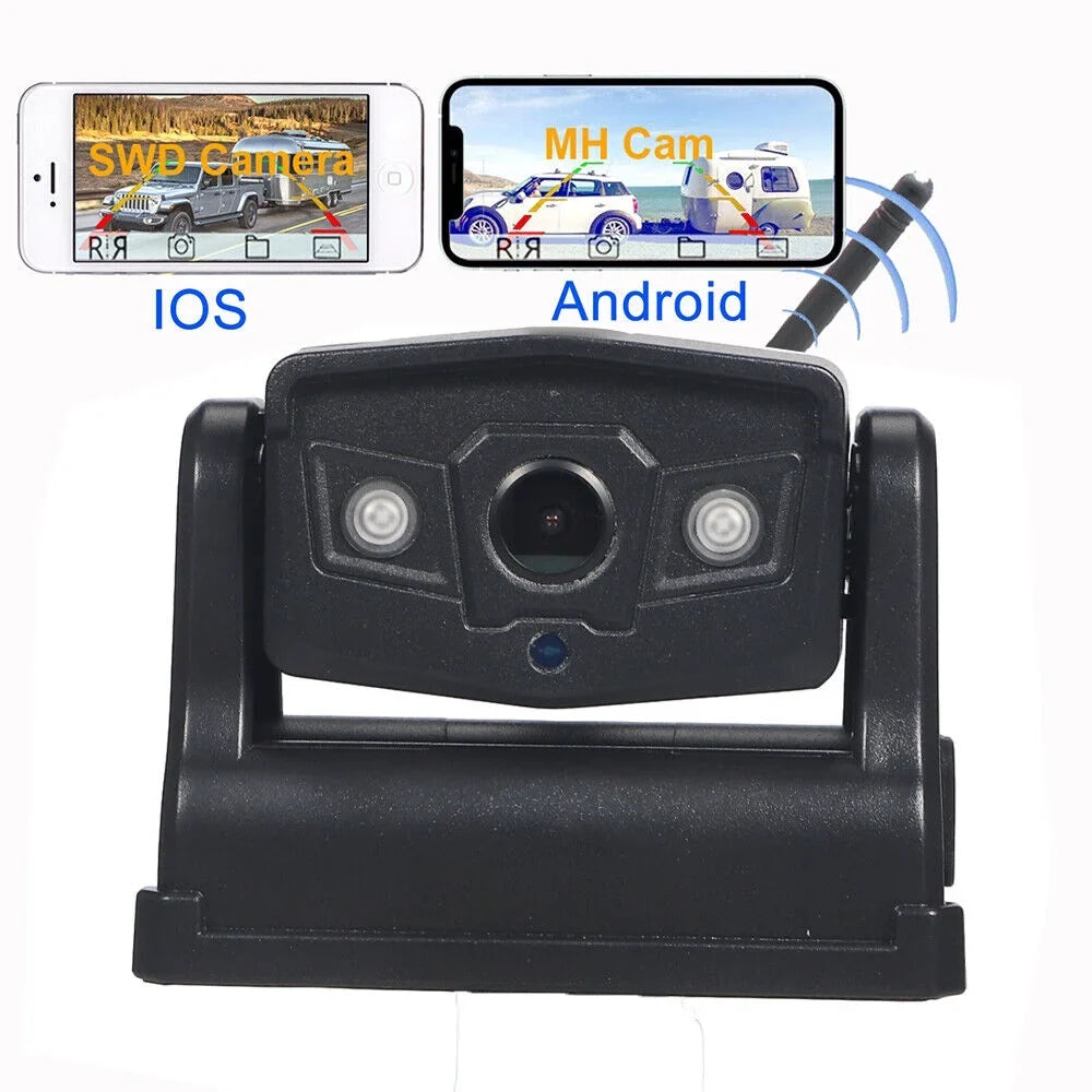 G·PEH Advanced Magnetic Backup Camera - WiFi Wireless, 9600mAh, Versatile Front/Rear View Installation