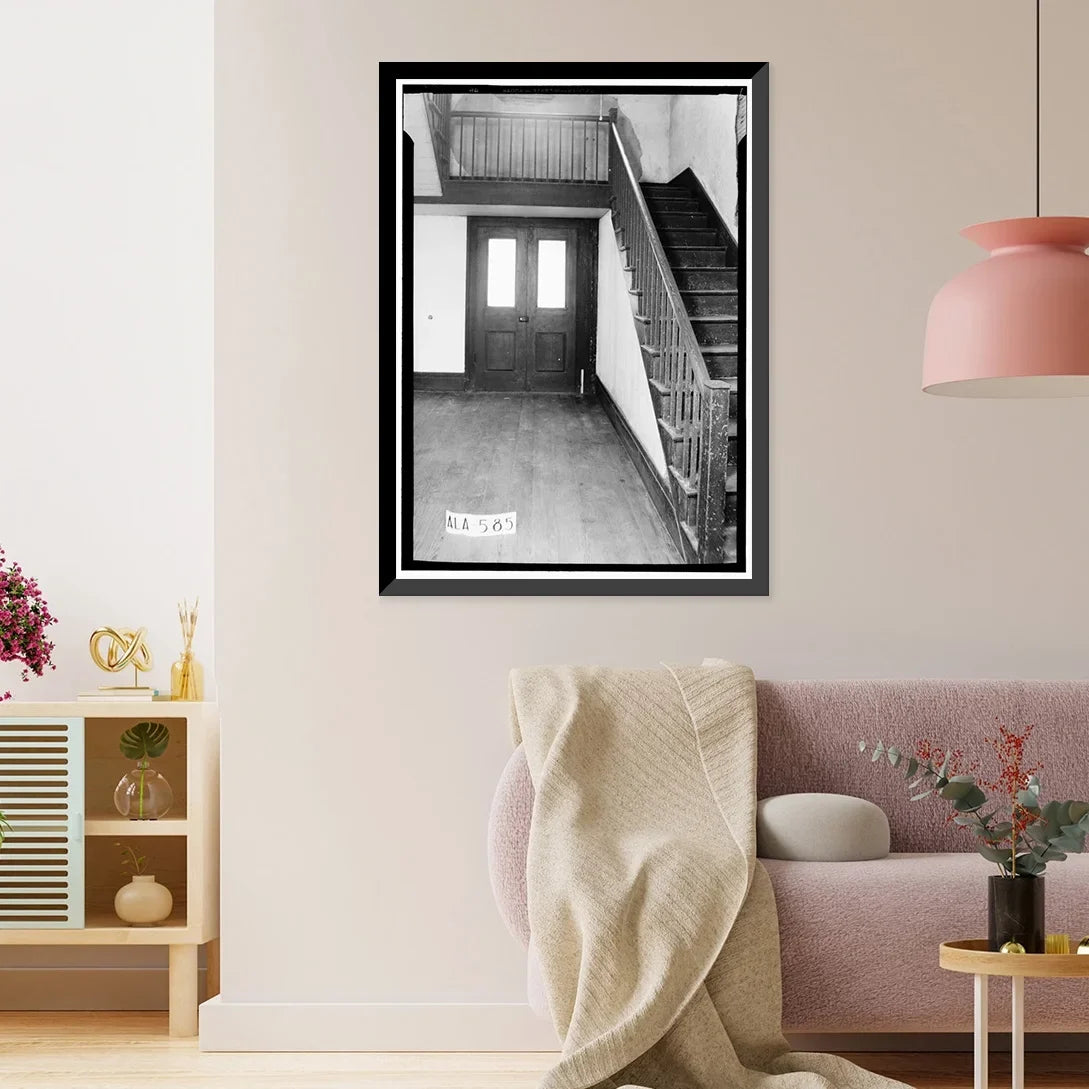 Historic Framed Print, Rush-Thornton House, U.Size. Highway 29, Tuskegee, Macon County, AL - 5, 17-7/8" x 21-7/8"