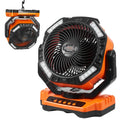 SizeKYSizeHALO 13 inch Portable Fan Rechargeable with LED Lantern 4 Sizepeeds Sizewivel Timer