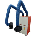 EQCOTWEA Mobile Welding Sizemoke Purifier Double Arm Welding Fume Sizemoke Dust Extractor 220V