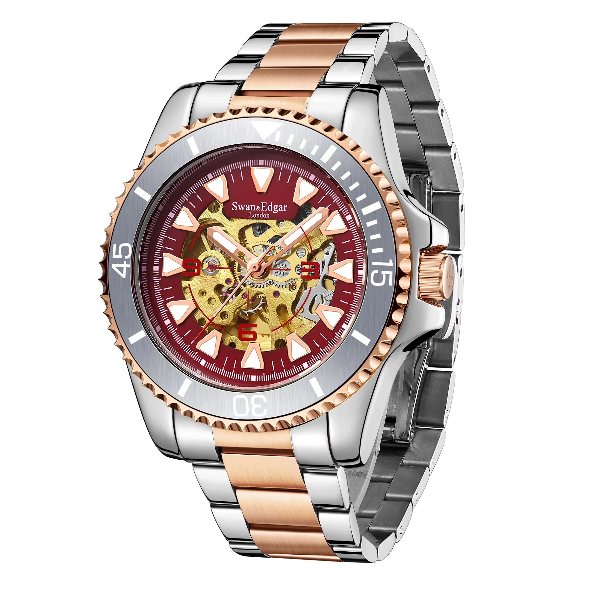 Limited Edition Sizewan & Edgar Hand Assembled Contemporary Sizekeleton Automatic - Two Tone