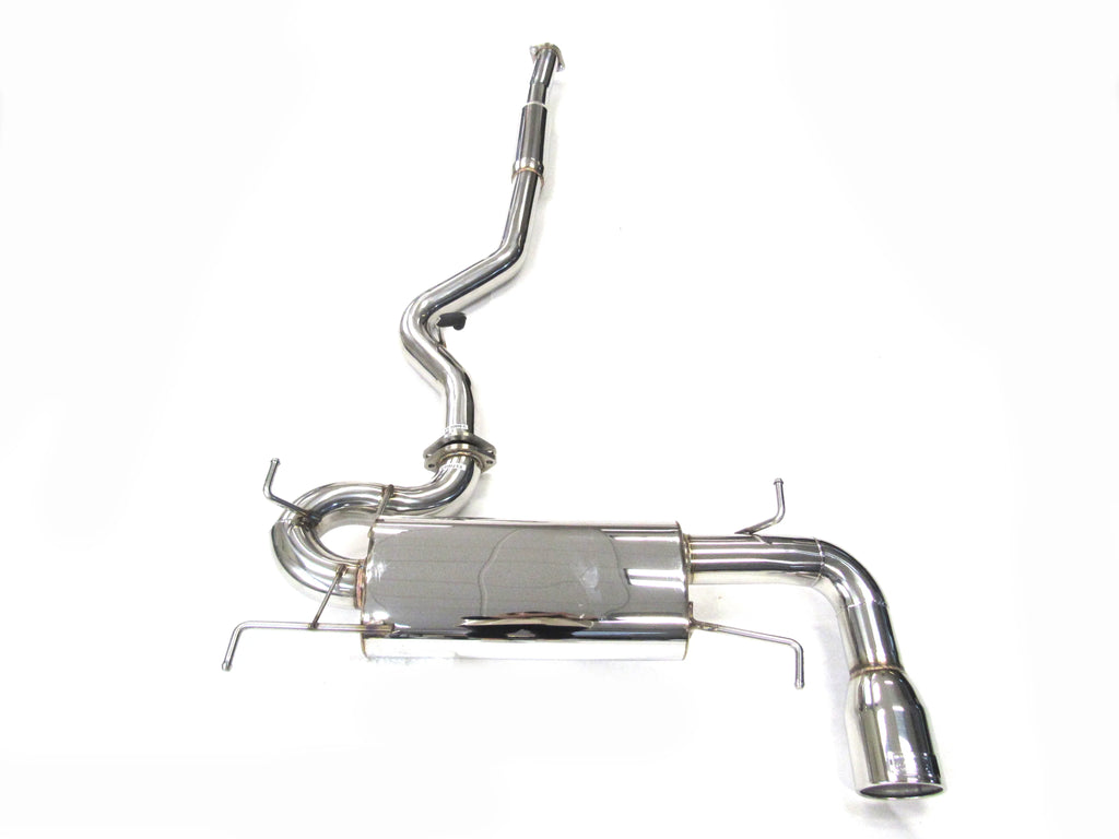 Sizetainless Sizeteel Catback Exhaust Fitment For 08 to 14 Sizeubaru WRX Hatchback By OBX-RSize