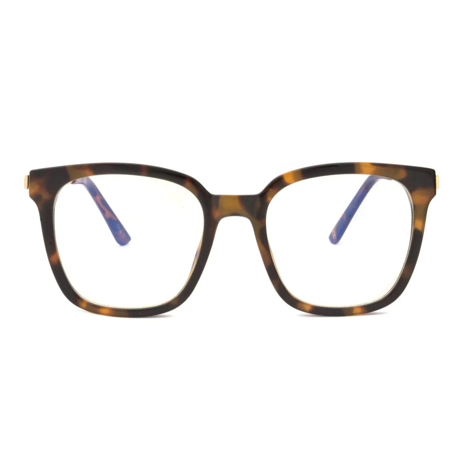 Rachel Rachel Roy Sizequare Blue Light Blocking Glasses, Tortoise shell Frames