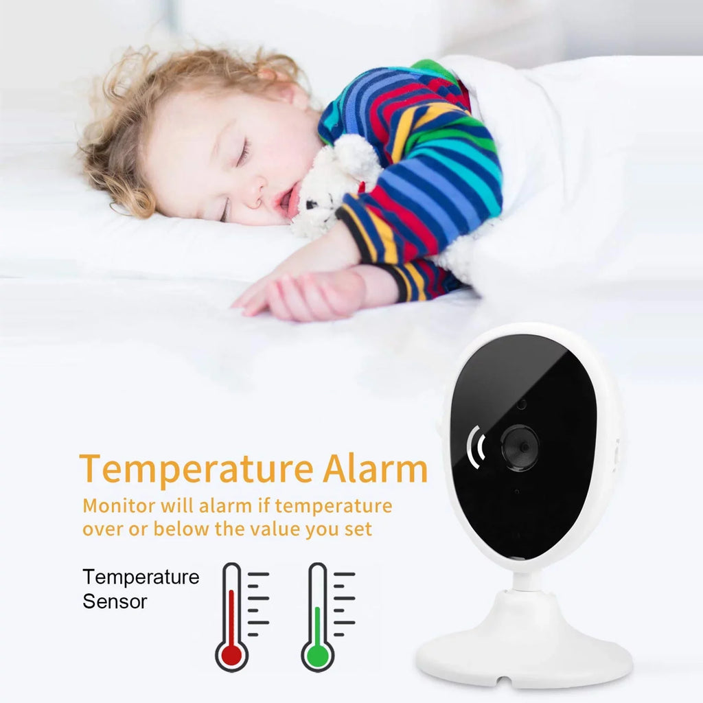 Arealer Wireless Monitor Video Monitor for Monitor with 2.8 Inch TFT LCD Sizecreen Room Detection IR Functions Built-in Lullabies