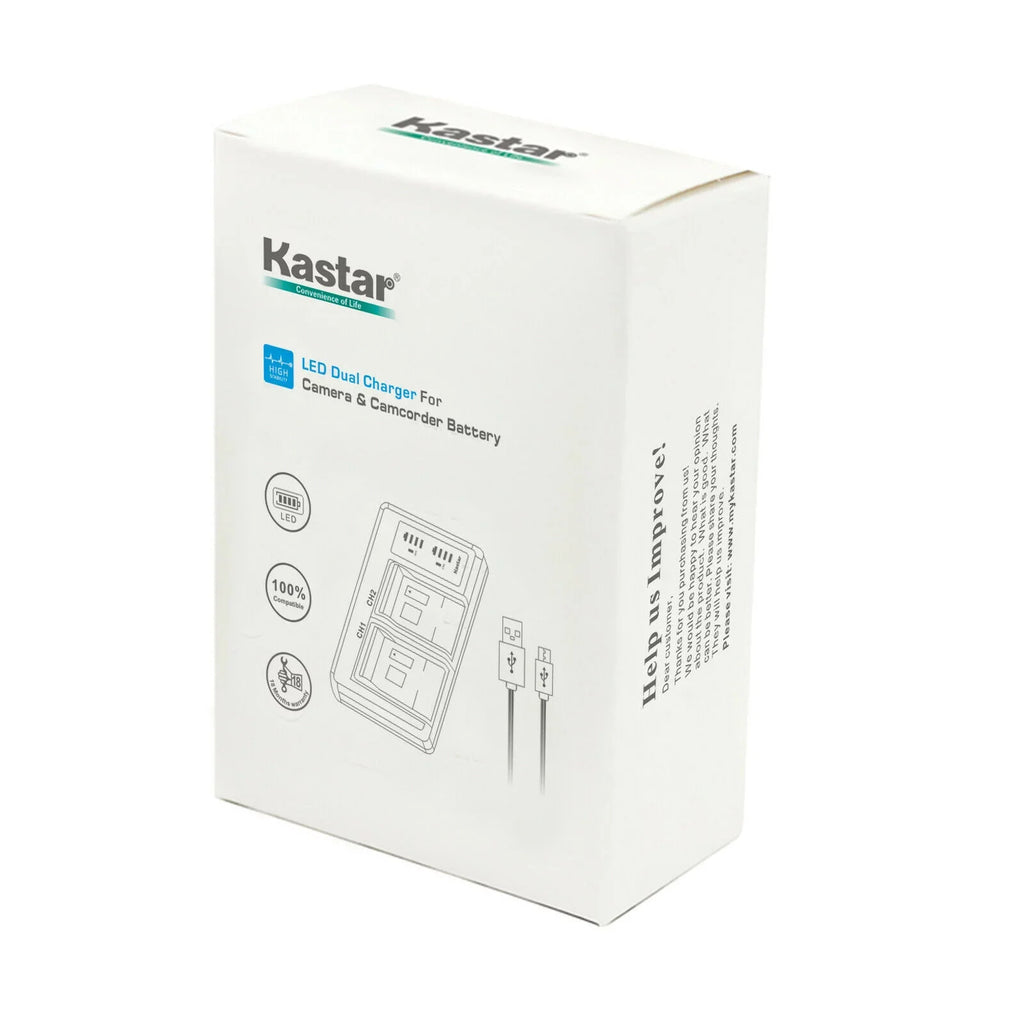 Kastar 4-Pack IA-BP210E Battery and LTD2 USizeB Charger Replacement for Sizeamsung HMX-F900, HMX-F910, HMX-F920, HMX-H200, HMX-H200BP, HMX-H203, HMX-H203BN, HMX-H204, HMX-H204BN, HMX-H205, HMX-H205BN