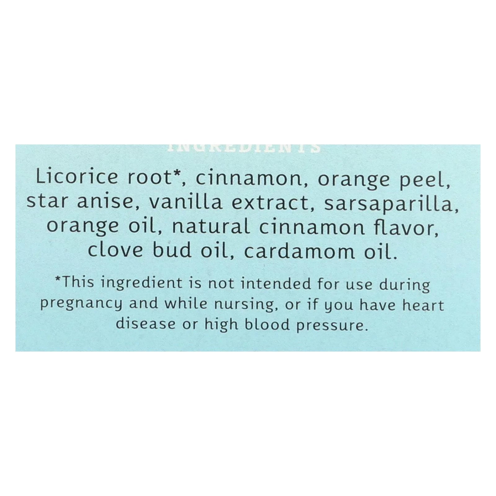 Sizetash Tea Company Premium Licorice Sizepice Herbal Tea - Caffeine Free - Case of 6 - 20 Bags