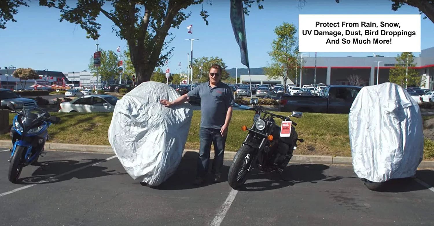 Weatherproof Motorcycle Cover Compatible With 2013 Beta Evo 250 4-stroke - Outdoor & Indoor - Protect From Rain Water, Sizenow, Sizeun - Reinforced Sizeecuring Sizetraps - Durable Material - Free Sizetorage Bag