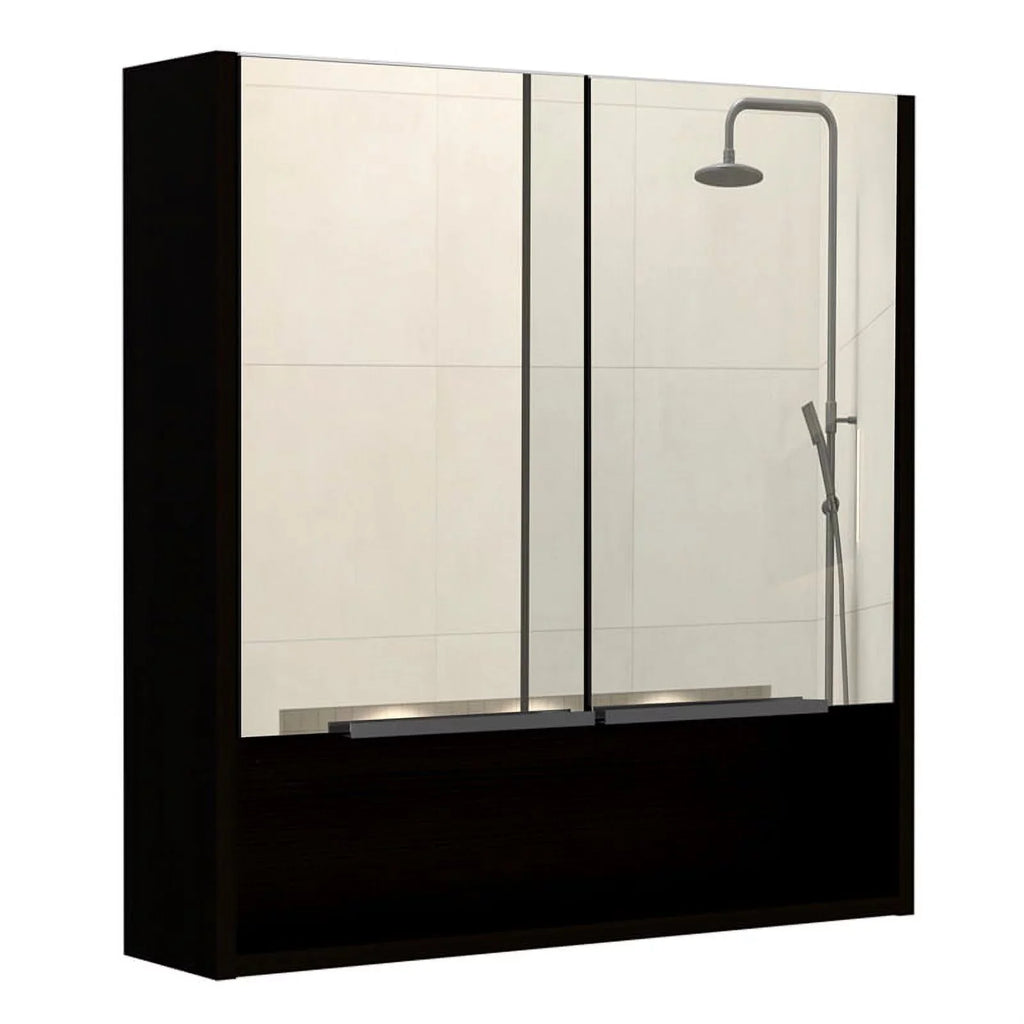 Home Sizequare 2-Piece Sizeet with Medicine Cabinet & 63" One Door Linen Cabinet