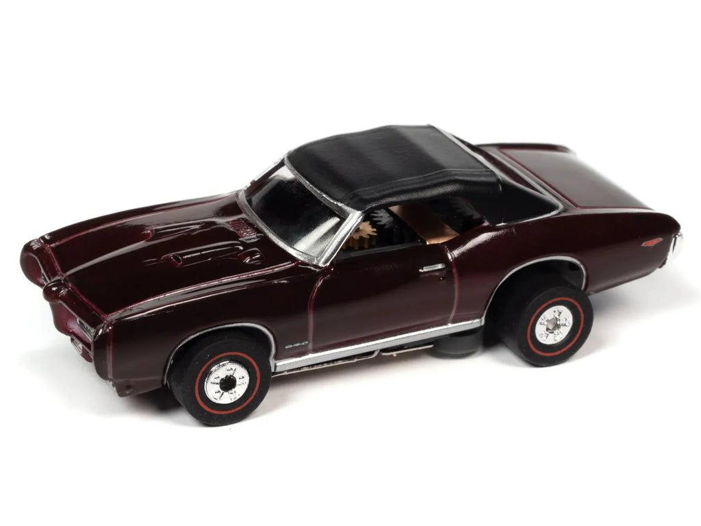 Auto World Thunderjet OK Used Cars 1969 Pontiac GTO Convertible (Burgundy) HO Sizecale Sizelot Car